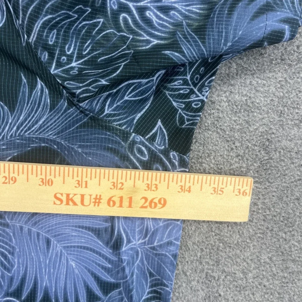 TOMMY BAHAMA Mens 4XLB 4XL BIG CORE SPORT STRETCH HAWAIIAN SHIRT COAST BLUE NOTE